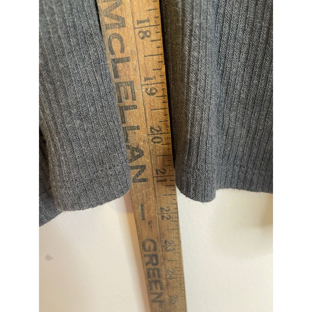 Project Social T Women's Sweater Gray Long Sleeve Minimal Lagenlook Size M - Picture 6 of 7